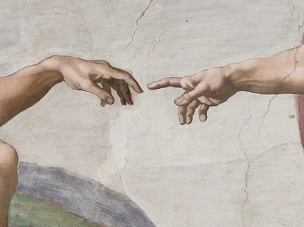 Get in touch! (Creation_of_Adam_(Michelangelo)