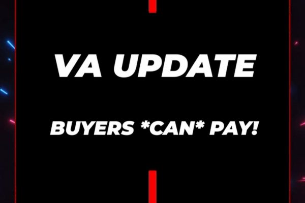VA Update Buyer Can Pay