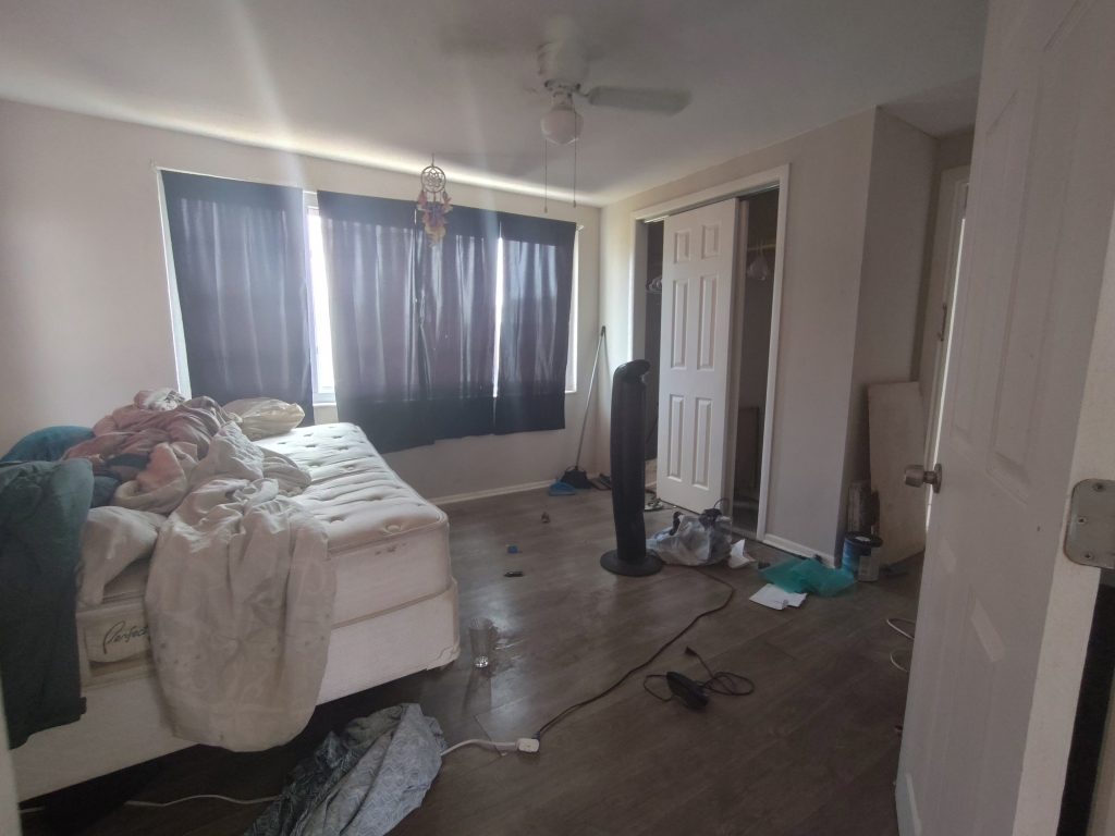 Bedroom Left an Absolute Mess